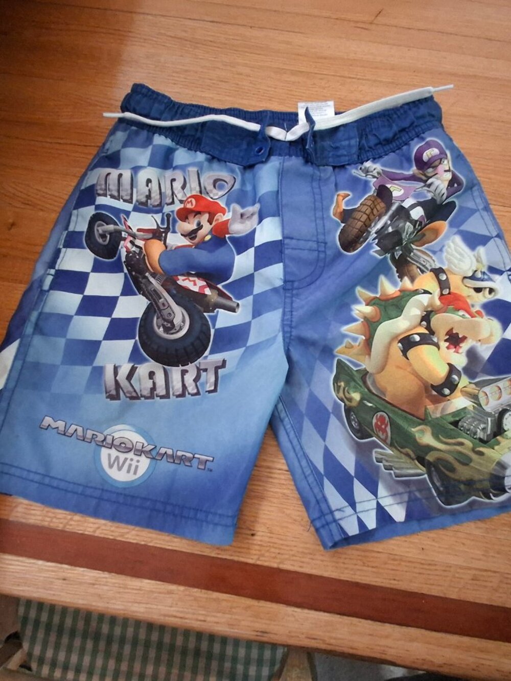 Nintendo Wii Mario Kart Swim Shorts Trunks Boys Small (4)